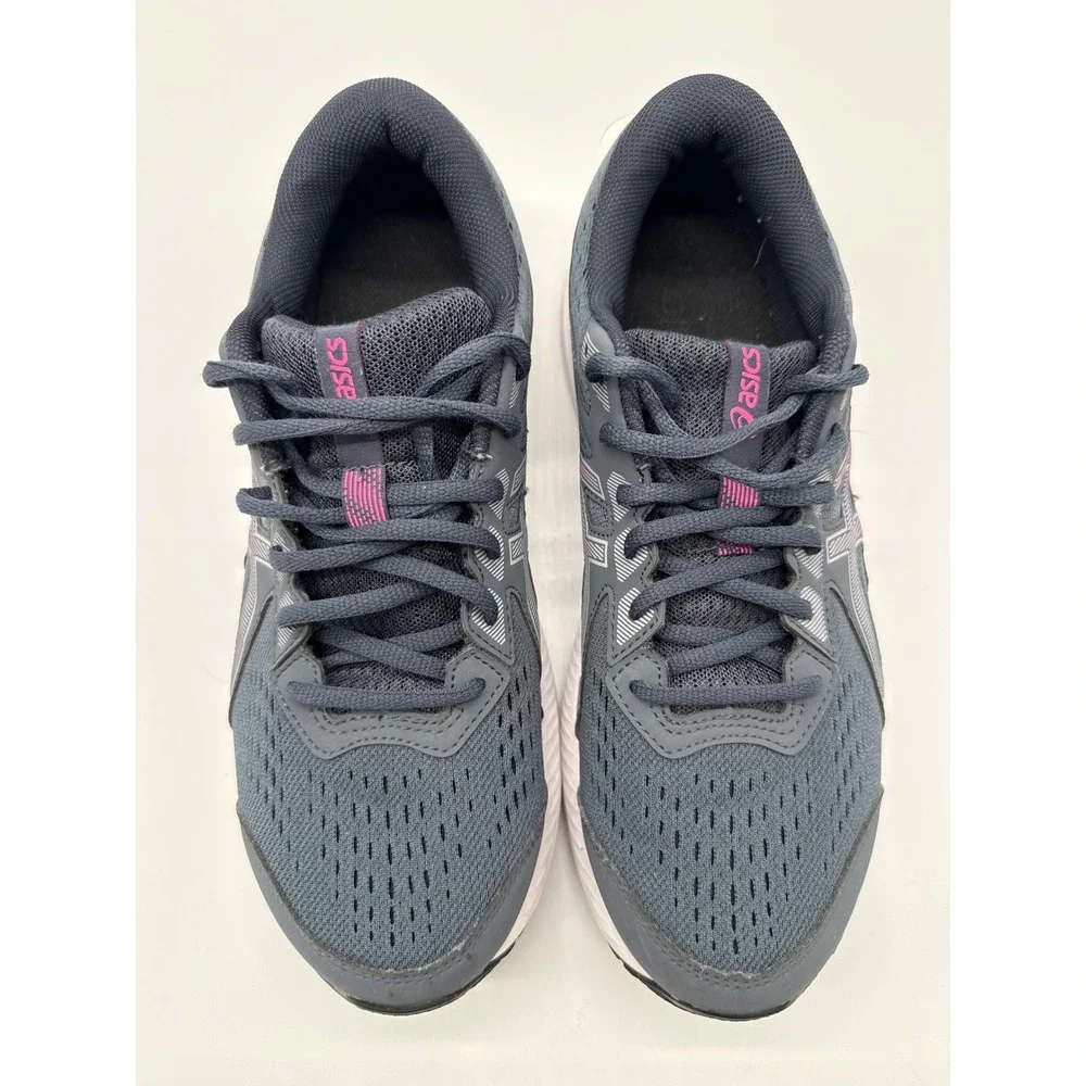 ASICS Gel-Contend 8 Running Shoes Womens 10 Grey Pink Excellent 1012B320